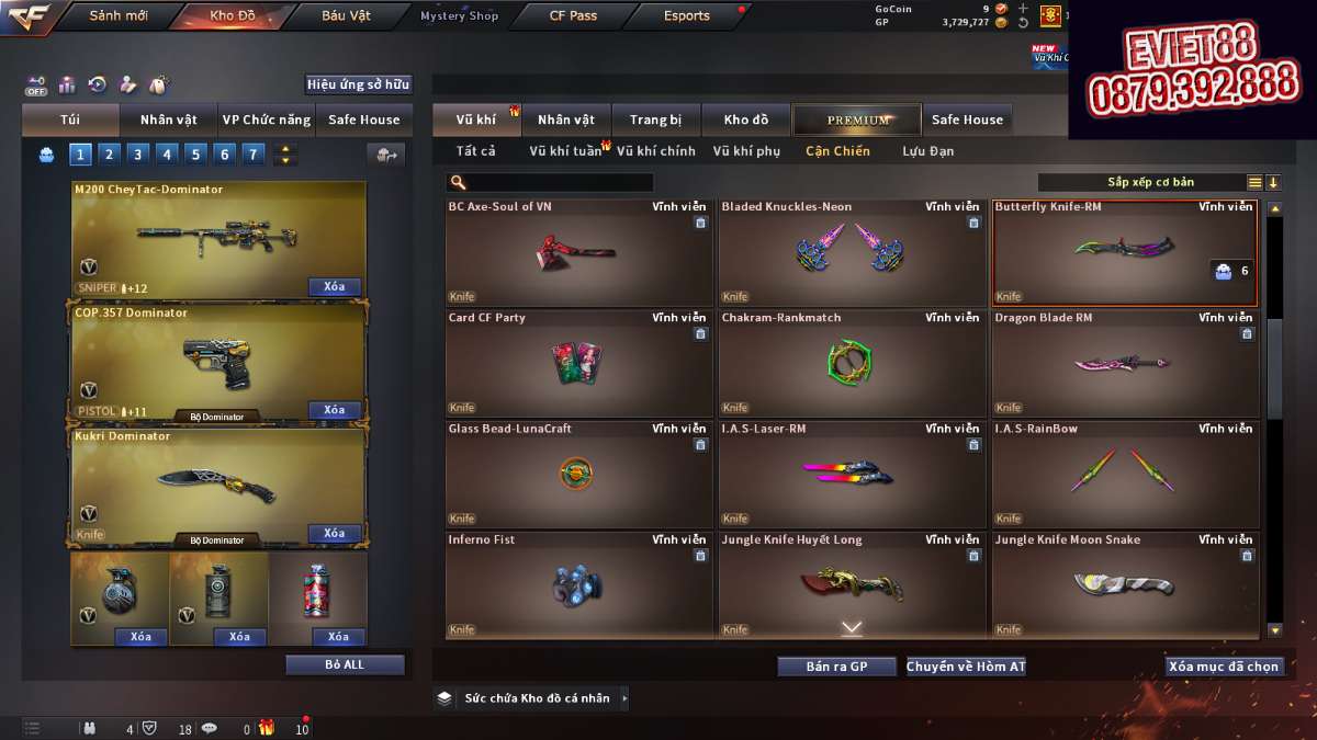 shop acc cf uy tin gia re